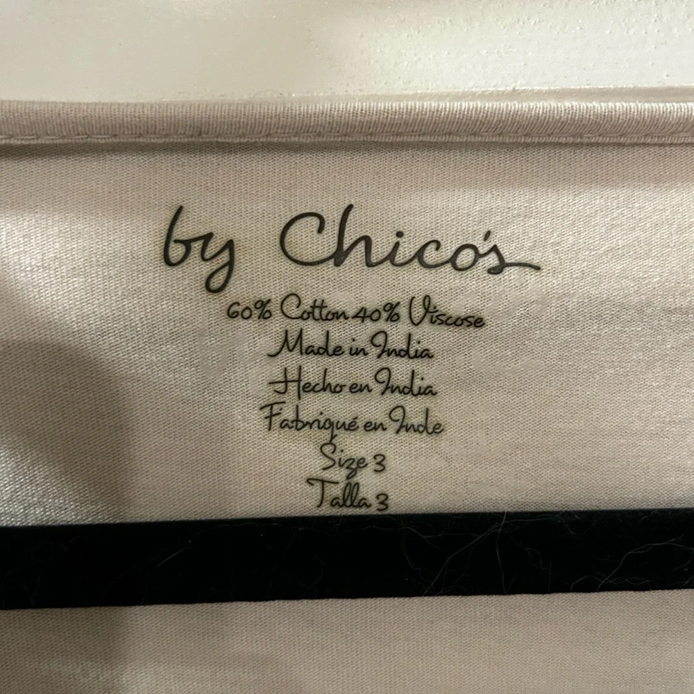 Chico’s golden white sequin top! - Picture 2 of 2